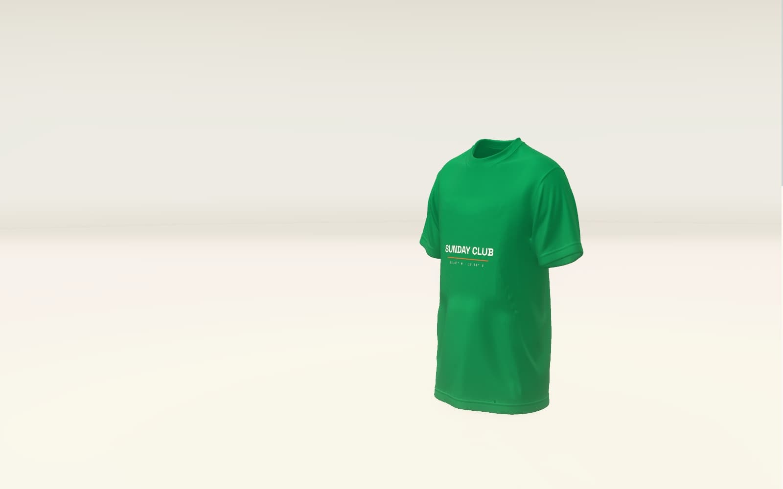 Illustration of a Tilpas tee garment